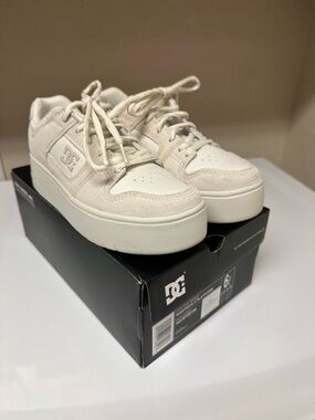 DC Manteca 4 Platform Sneakers in Off-White